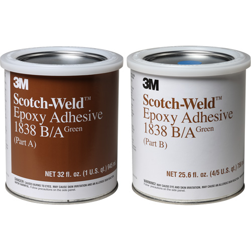 Adh&eacute;sif Scotch-Weld, 32 oz liq., Seau, Deux composants, Vert Seaboard Timber Mart