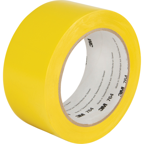 Ruban en vinyle pour travaux g&eacute;n&eacute;raux 764, 50,8 mm (2") la x 32,9 m (108') lo, 5 mils, Jaune Seaboard Timber Mart