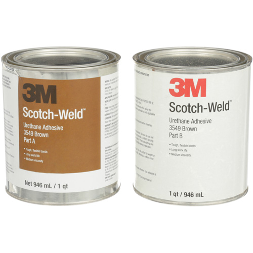 Adh&eacute;sif &agrave; base d'ur&eacute;thane 3549 Scotch-Weld, 64 oz liq., Canette, Brun Seaboard Timber Mart
