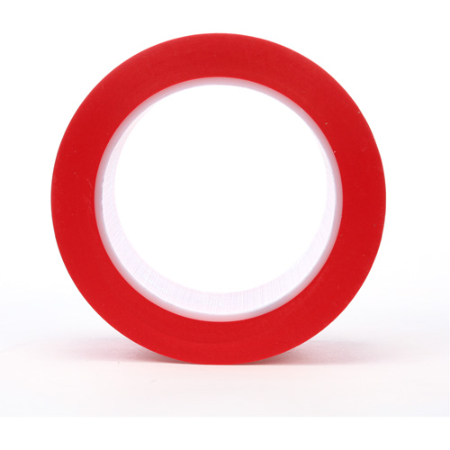 471 Vinyl Tape, 50.8 mm (2") W x 32.9 m (108') L, 5.2 mils, Red Seaboard Timber Mart