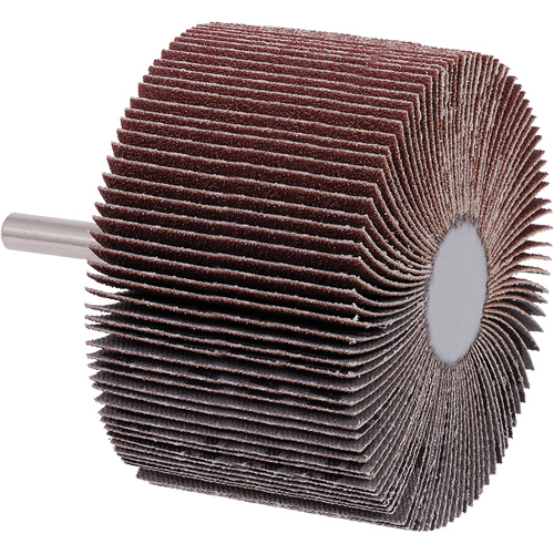 Mounted Flap Wheel, A80 Grit, 3" x 2" x 1/4" Seaboard Timber Mart