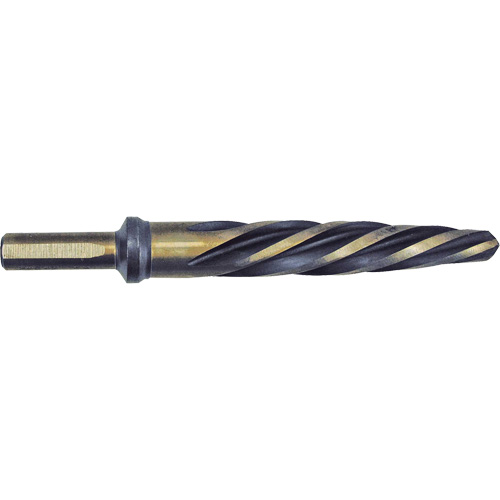 Jet-Kut&reg; Black & Gold Premium Car Reamer, 3/4", Spiral Flute, High Speed Steel, 3-Flat Shank Seaboard Timber Mart