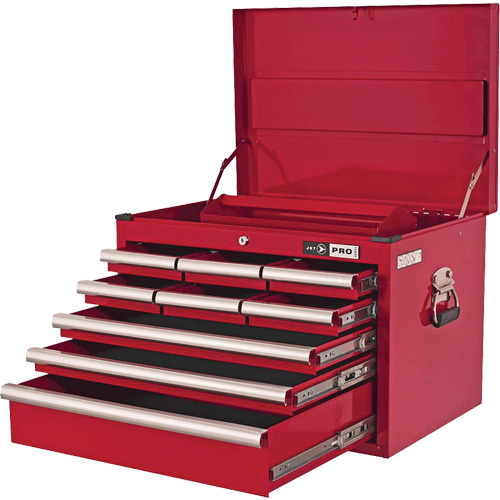 PMC2709 Coffre de m&eacute;canicien s&eacute;rie Pro, 26" la, 9 tiroirs, Rouge Seaboard Timber Mart
