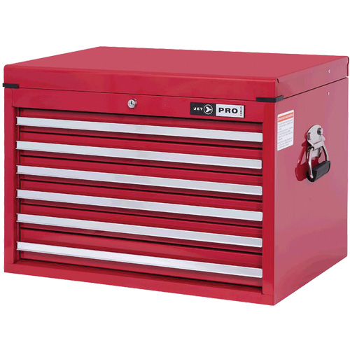 PMC2706 Pro Series Toolbox Combo, 17-7/8" D x 26" W x 18-15/16" H, Red Seaboard Timber Mart