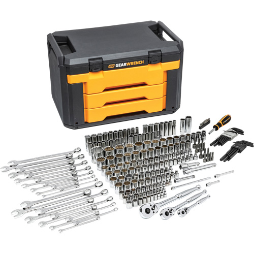 Mechanic's Tool Set in 3-Drawer Storage Box Seaboard Timber Mart