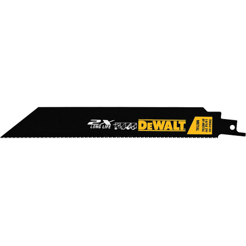 Metal Cutting Reciprocating Saw Blade, Bi-Metal, 14-18 TPI, 8" L x 1" W Seaboard Timber Mart