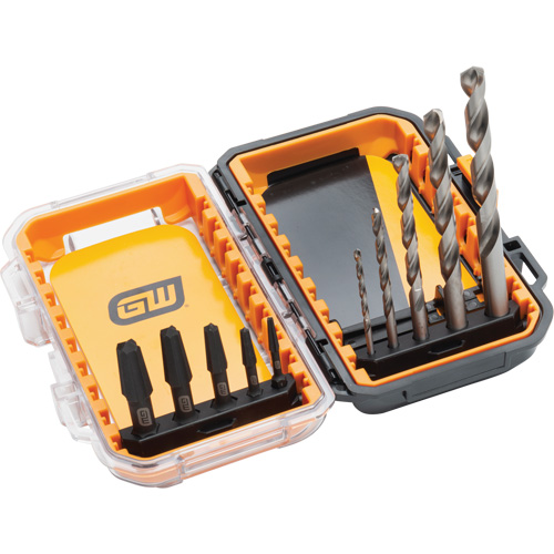 Bolt Biter Screw Extractor Set, Alloy Steel, 10 Pieces Seaboard Timber Mart