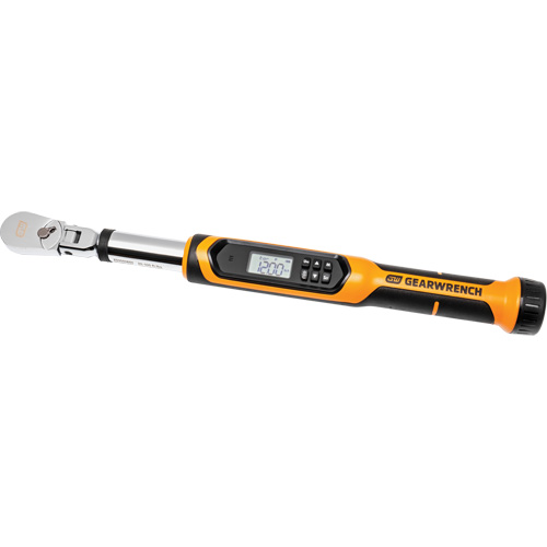 Cl&eacute; dynamom&eacute;trique &agrave; t&ecirc;te flexible avec angle, &eacute;lectronique, Entraînement 3/8" carr&eacute;, 120 - 1200 lb-pi Seaboard Timber Mart