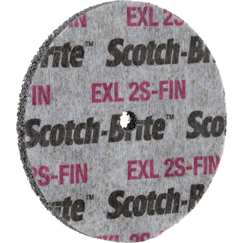 Scotch-Brite EXL Unitized Wheel, 3" x 1/2", 1/4" Arbor Seaboard Timber Mart