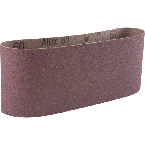 Courroie abrasive en toile 341D, 4" la x 24" lo, Oxyde d'aluminium, Grain 60 Seaboard Timber Mart