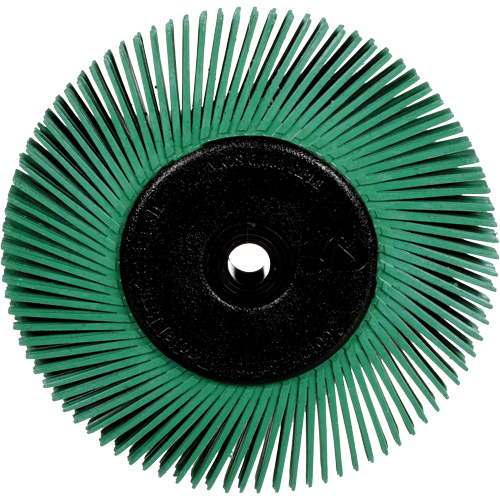 Radial Bristle Brushes for Bench Grinders, 50X Grit, 6" Dia. Seaboard Timber Mart