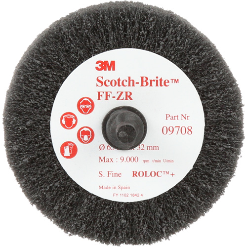 Scotch-Brite Cut & Polish Flap Brush, Aluminum Oxide, Fine Grit, 2-1/2" x 1-1/4" x 1/4" Seaboard Timber Mart