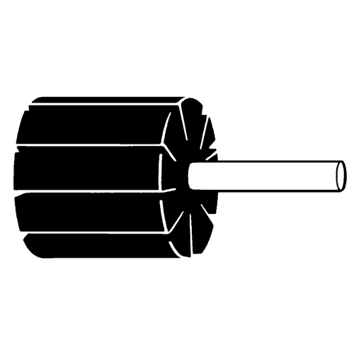 Meule &agrave; lamelles &agrave; usage g&eacute;n&eacute;ral, Oxyde d'aluminium, Grain 80, 2" x 1" x 1/4" Seaboard Timber Mart