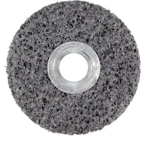 Roue unitaris&eacute; CS-UW Clean & Strip Scotch-Brite, 6" x 1", Arbre de 5/8", Grain de Extra grossier, Carbure de silicium Seaboard Timber Mart