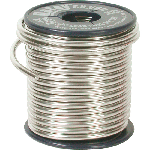 Plumbing Solder, Lead-Free, 60-100% Tin 1-5% Bismuth 1-5% Copper 1-5% Silver, Solid Core, 0.117" Dia. Seaboard Timber Mart