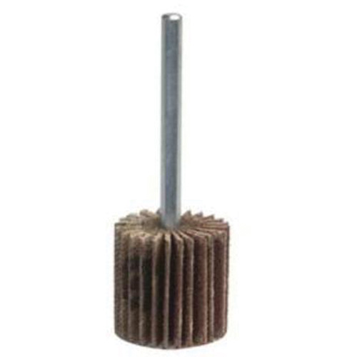 Grind-O-Flex Mini Mounted Flap Wheel, Aluminum Oxide, 80 Grit, 2" x 1" x 1/4" Seaboard Timber Mart