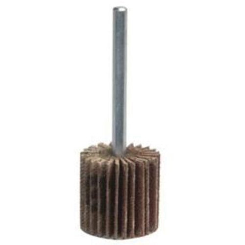 Grind-O-Flex Mini Mounted Flap Wheel, Aluminum Oxide, 120 Grit, 2" x 1" x 1/4" Seaboard Timber Mart