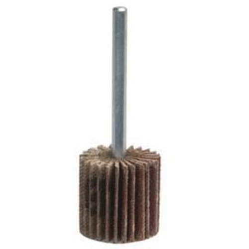 Grind-O-Flex Mini Mounted Flap Wheel, Aluminum Oxide, 180 Grit, 2" x 1/2" x 1/4" Seaboard Timber Mart