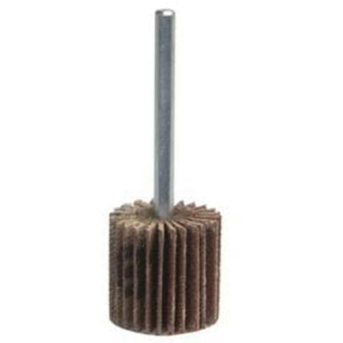 Grind-O-Flex Mini Mounted Flap Wheel, Aluminum Oxide, 240 Grit, 2" x 1/2" x 1/4" Seaboard Timber Mart