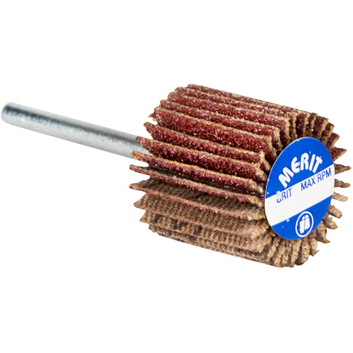 High Performance Micro-Mini Flap Wheel, Aluminum Oxide, 60 Grit, 3/4" x 3/4" x 1/8" Seaboard Timber Mart