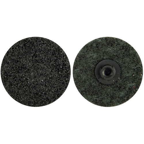 Disques non tiss&eacute;s &agrave; changement rapide, 2" dia., Grain Extra grossier, Oxyde d'aluminium Seaboard Timber Mart