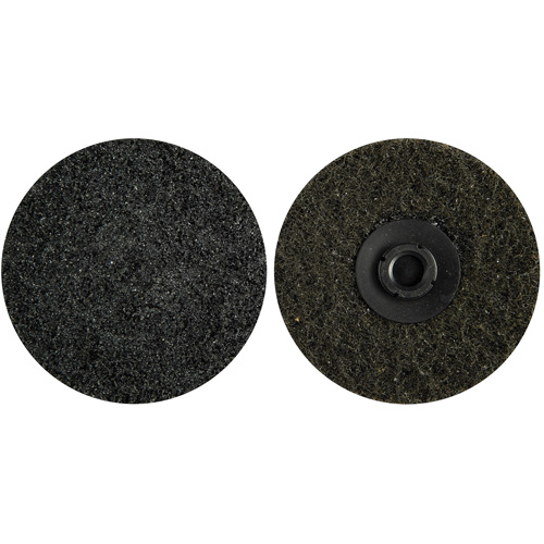 Disques non tiss&eacute;s &agrave; changement rapide, 3" dia., Grain Extra grossier, Oxyde d'aluminium Seaboard Timber Mart