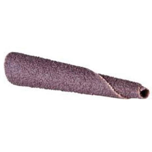 Cartouche de bande abrasive conique ALO, 100 Grain, 5/16" dia., Oxyde d'aluminium, 1-1/2" lo, 1/4" Dimension de l'arbre Seaboard Timber Mart