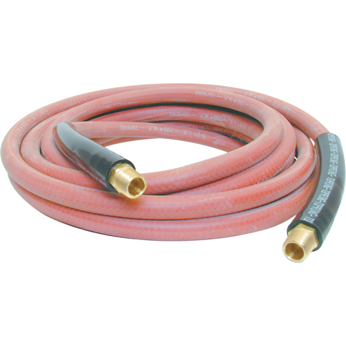 Airflex General Purpose Hoses, Air, Rubber, 1/2" dia. x 100', 200 psi, 1/2 NPT Seaboard Timber Mart