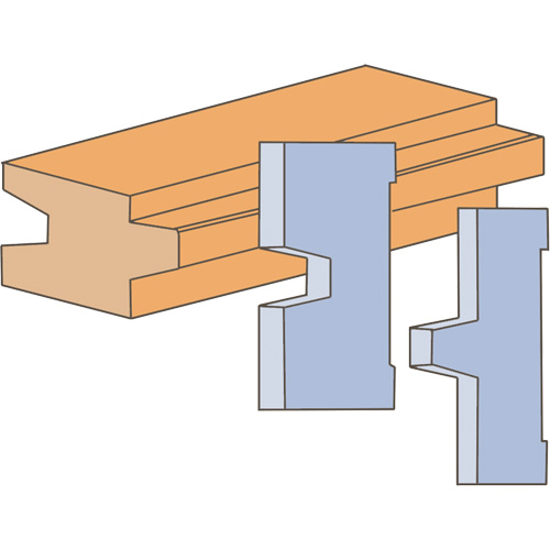 Tongue & Groove Moulding Cutter Set Seaboard Timber Mart