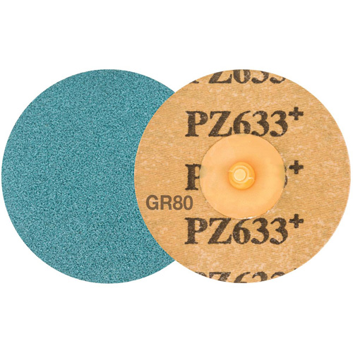 TWIST TOPCUT Sanding Disc, 3" Dia., 80 Grit, Zirconium Seaboard Timber Mart