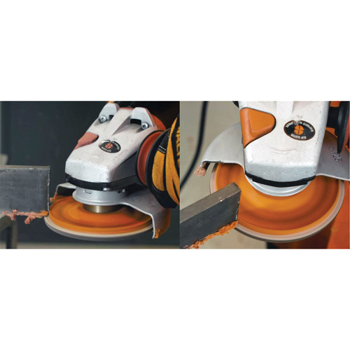 Disque &agrave; lamelles Enduro-Flex, 4-1/2" x 5/8"-11, Type 27, Grain 40, Alumine de zirconium Seaboard Timber Mart