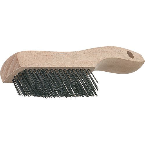 V-Trim Shoe Handle Scratch Brushes, Stainless Steel, 4 x 16 Wire Rows, 19-3/4" Long Seaboard Timber Mart