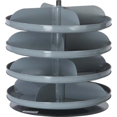 Modules de stockage Rotabin, 60 lb Capacit&eacute; par niveau, 6 Niveau(x), 26-1/8" ha x 17" dia Seaboard Timber Mart