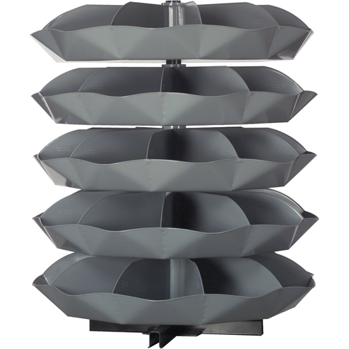 Modules de stockage Rotabin, 625 lb Capacit&eacute; par niveau, 3 Niveau(x), 34" ha x 44" dia Seaboard Timber Mart