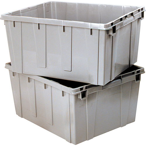 Nesting Container, 21.1" W x 17.7" D x 12" H, Grey Seaboard Timber Mart