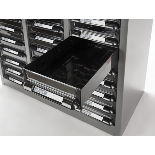 KPC-300 Parts Cabinet, Galvanized Steel, 60 Drawers, 21-3/10" x 10-2/5" x 36-9/10", Grey Seaboard Timber Mart