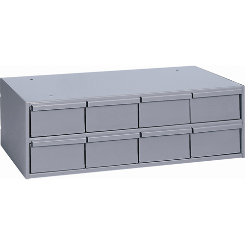 Casiers &agrave; tiroirs industriels, 8 tiroirs, 22-3/4" la x 11-5/8" p x 7-3/8" h, Gris Seaboard Timber Mart