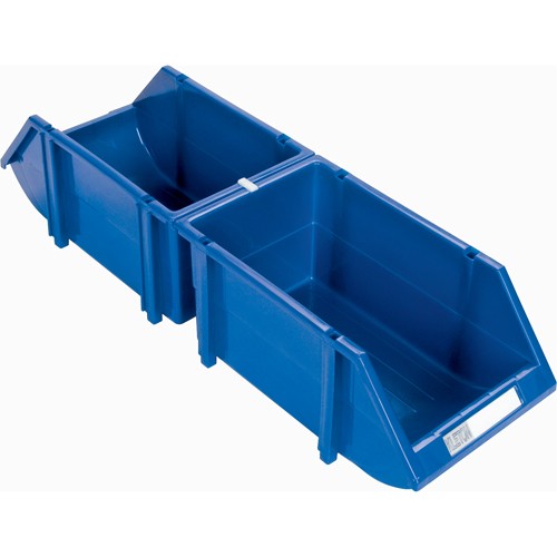 Stack & Hang Bin, 4-13/16" W x 3-3/16" H x 7-1/8" D, Blue Seaboard Timber Mart