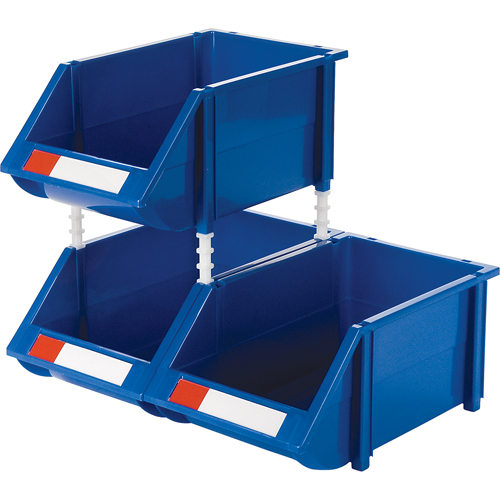 Bac empilable & &agrave; suspendre, 8-3/16" la, 6-3/16" h x 14" p, Bleu Seaboard Timber Mart
