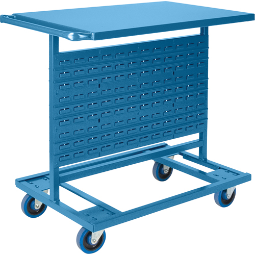 Bin Carts - Cart Only, Double-sided, 24" W x 38-1/2" D x 36-1/2" H Seaboard Timber Mart