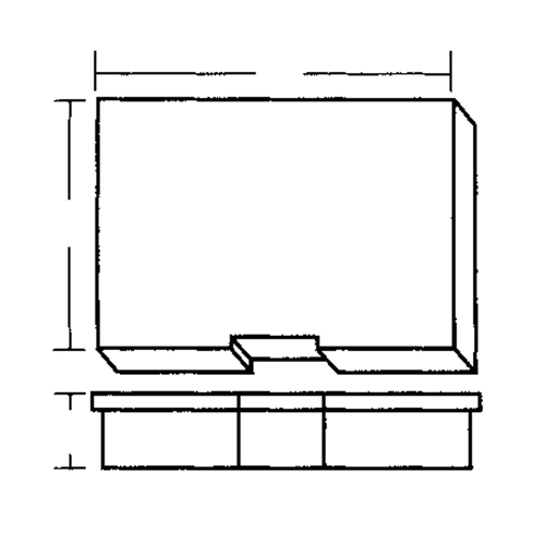 Boîte &agrave; compartiments, Plastique, 15-1/2" la x 11-3/4" p, 2-1/2" h, Gris Seaboard Timber Mart