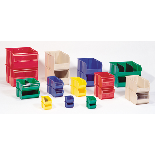 Ultra Stack & Hang Bin, 4-1/8" W x 3" H x 5" D, Blue Seaboard Timber Mart