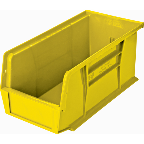 Ultra Stack & Hang Bin, 5-1/2" W x 5" H x 10-7/8" D, Yellow Seaboard Timber Mart