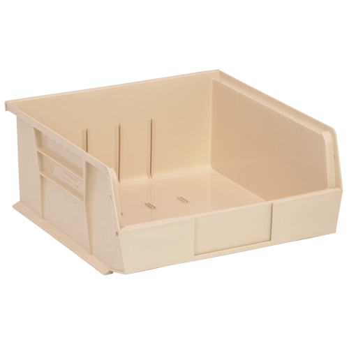 Ultra Stack & Hang Bin, 11" W x 5" H x 10-7/8" D, Ivory Seaboard Timber Mart