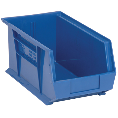 Ultra Stack & Hang Bin, 8-1/4" W x 7" H x 14-3/4" D, Blue Seaboard Timber Mart