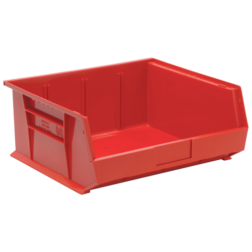 Bacs ultra empilable & suspendable, 16-1/2" la, 7" h x 14-3/4" p, Rouge Seaboard Timber Mart