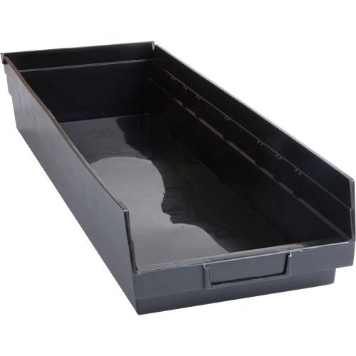 Recycled Shelf Bins, 8-1/8" W x 23-5/8" D x 4" H, 50 lbs. Capacity Seaboard Timber Mart