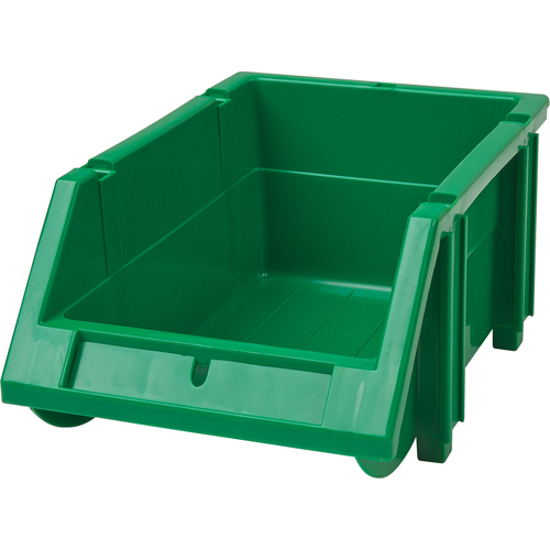 Bac empilable & &agrave; suspendre, 4-13/16" la, 3-3/16" h x 7-1/8" p, Vert Seaboard Timber Mart
