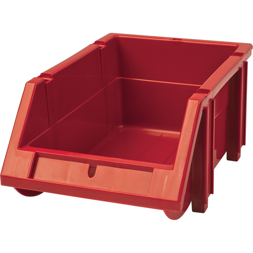 Stack & Hang Bin, 4-13/16" W x 3-3/16" H x 7-1/8" D, Red Seaboard Timber Mart