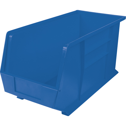 Ultra Stack & Hang Bin, 8-1/4" W x 9" H x 18" D, Blue Seaboard Timber Mart